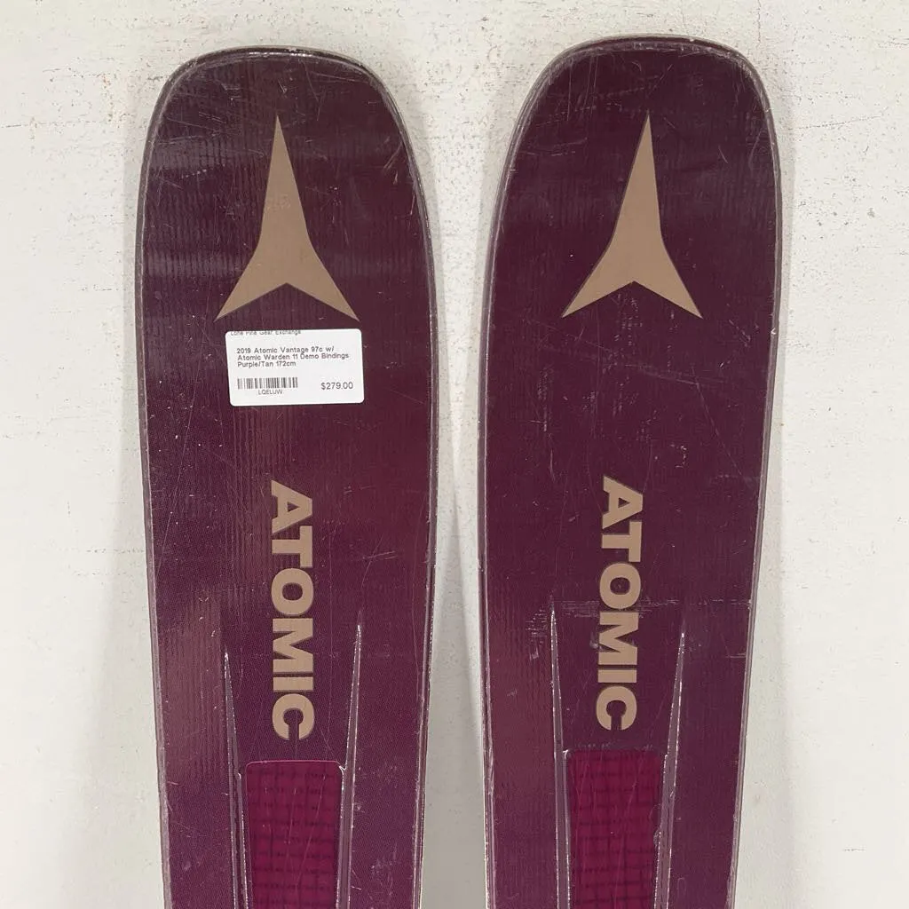 2019 Atomic Vantage 97c w/ Atomic Warden 11 Demo Bindings