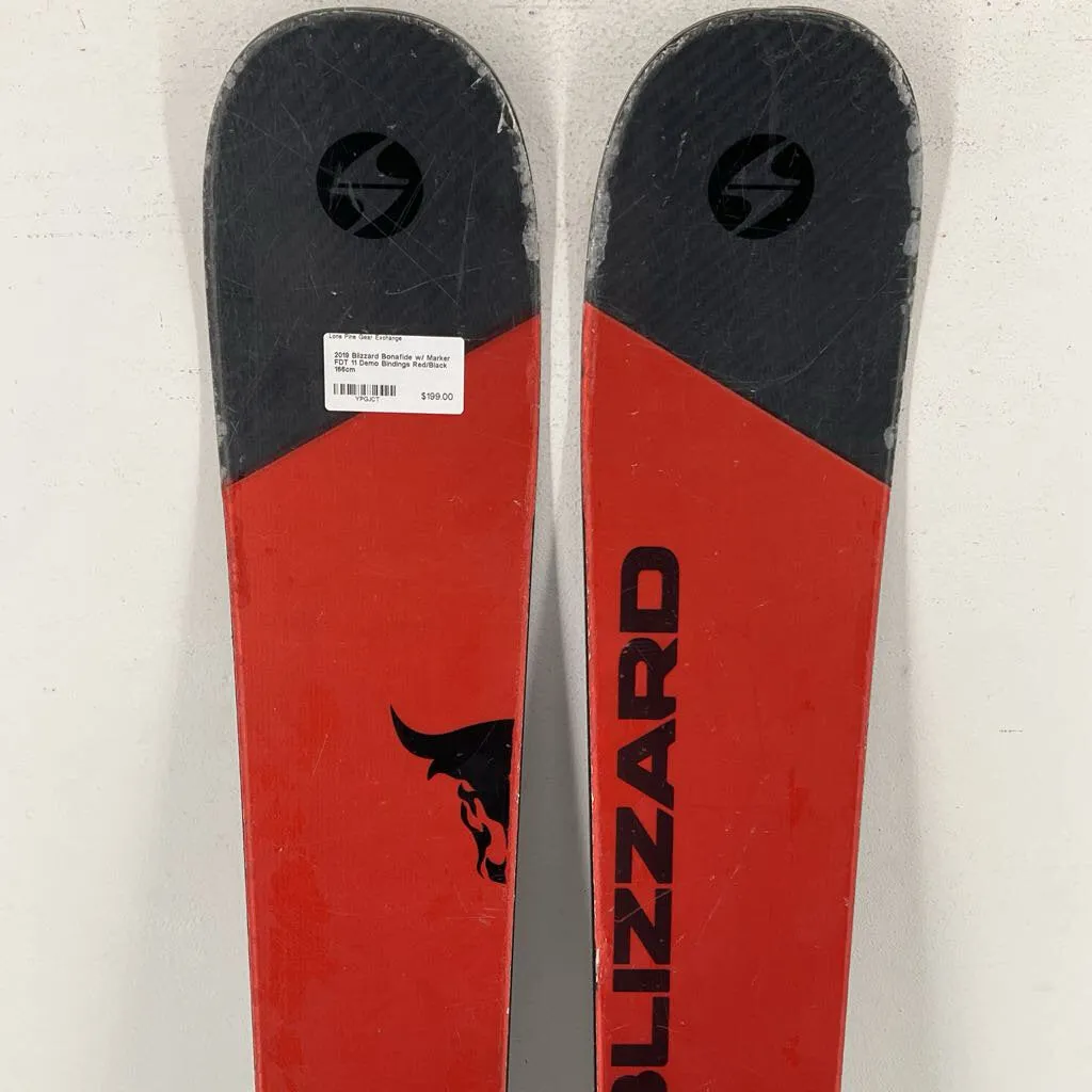 2019 Blizzard Bonafide w/ Marker FDT 11 Demo Bindings