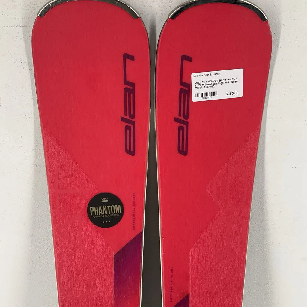 2022 Elan Wildcat 86 CX w/ Elan ELW 11 Demo Bindings