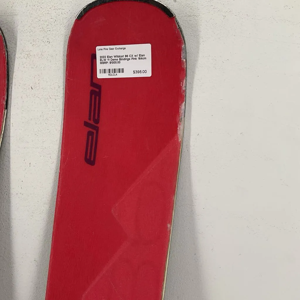 2022 Elan Wildcat 86 CX w/ Elan ELW 11 Demo Bindings