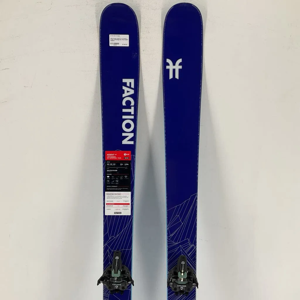 2022 Faction Agent 1.0 w/ Marker Cruise 12 Bindings