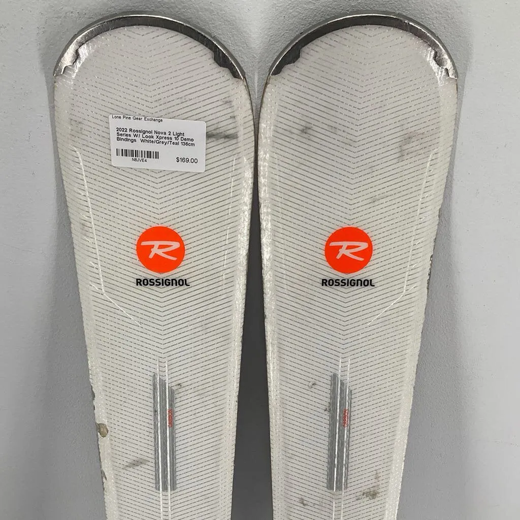 2022 Rossignol Nova 2 Light Series W/ Look Xpress 10 Demo Bindings