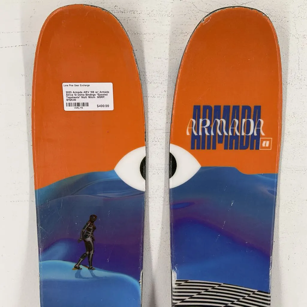 2023 Armada ARV 106 w/ Armada Strive 13 Demo Bindings *Epoxied Topsheets*
