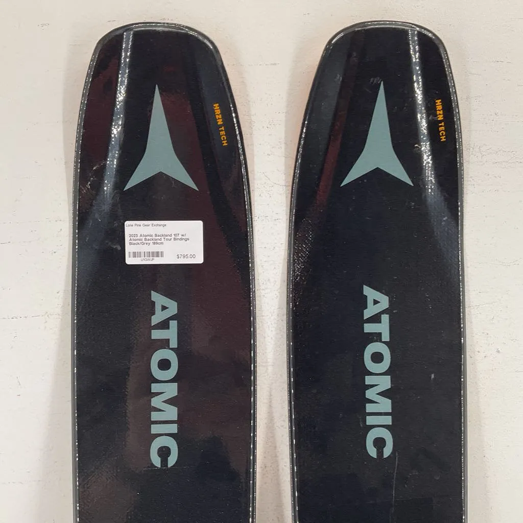 2023 Atomic Backland 107 w/ Atomic Backland Tour Bindings