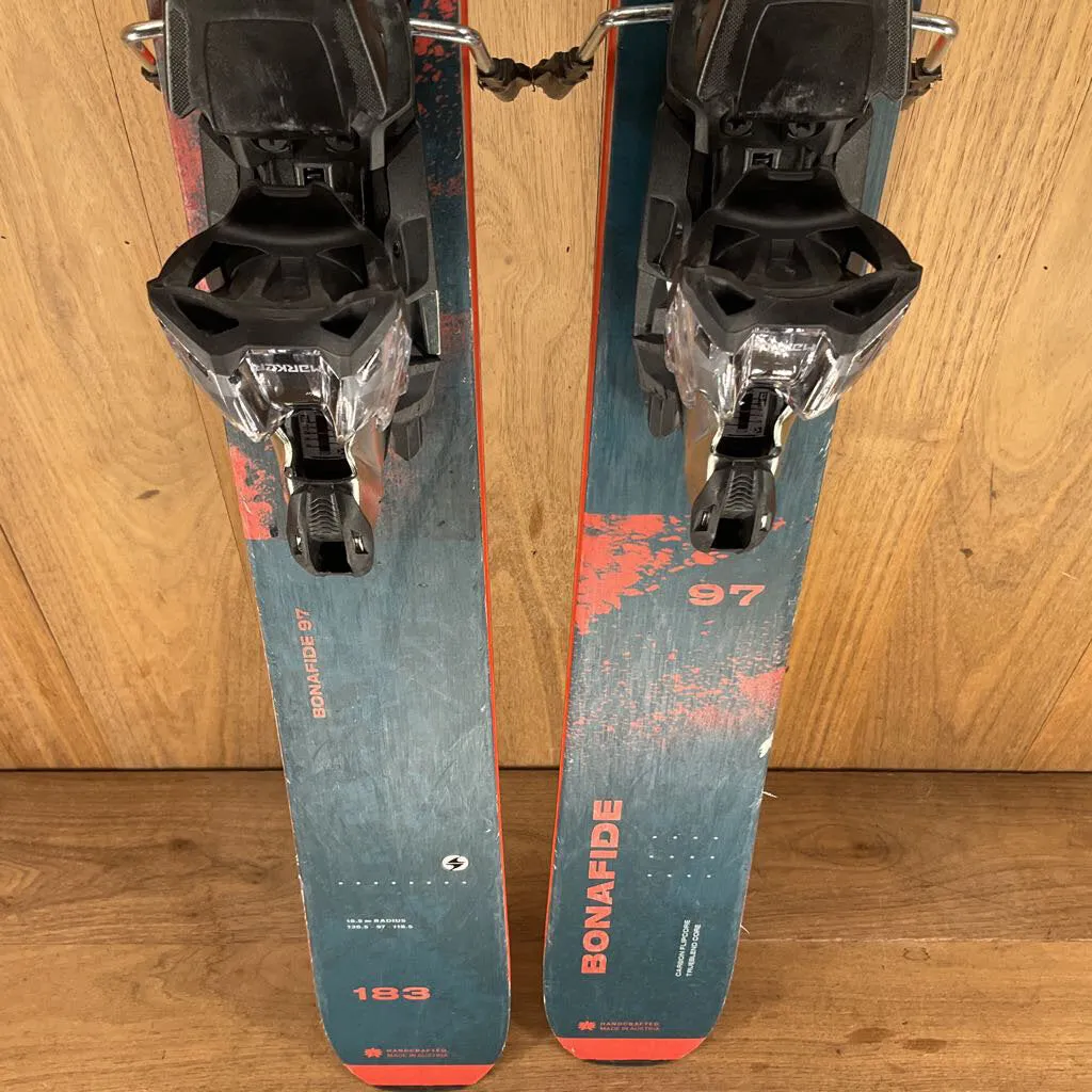2023 Blizzard Bonafide 97 w/ Marker Griffon 13 Demo Bindings