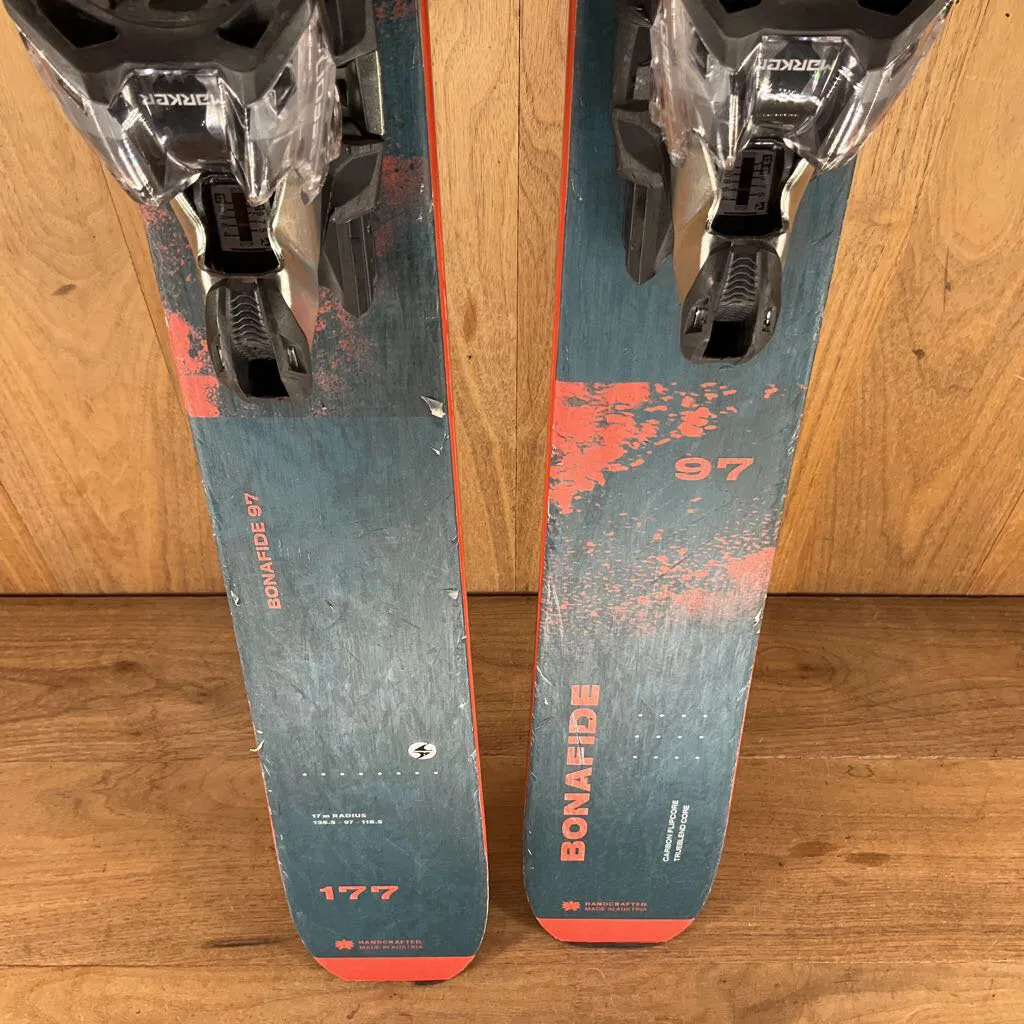 2023 Blizzard Bonafide 97 w/ Marker Griffon 13 Demo Bindings