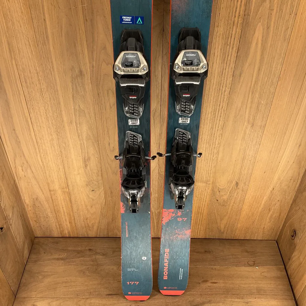 2023 Blizzard Bonafide 97 w/ Marker Griffon 13 Demo Bindings