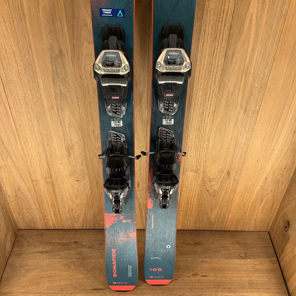 2023 Blizzard Bonafide 97 w/ Marker Griffon 13 Demo Bindings