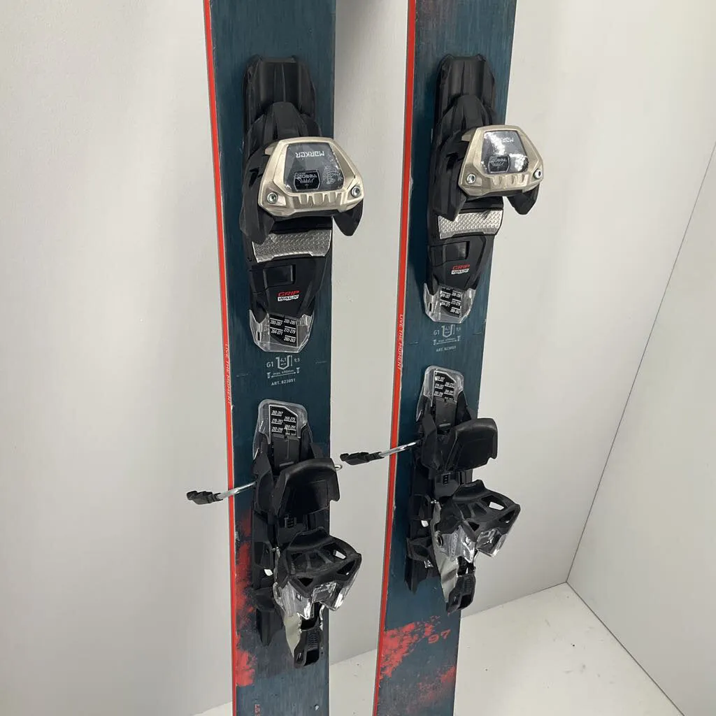 2023 Blizzard Bonafide 97 w/ Marker Griffon 13 Demo Bindings
