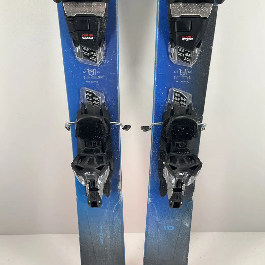 2023 Blizzard Rustler 10 w/ Marker Griffon 13 Demo Bindings