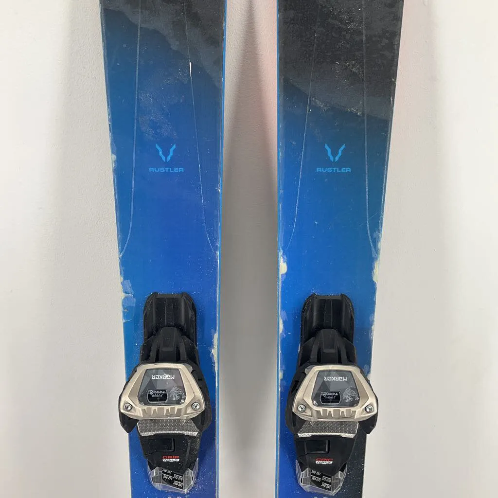 2023 Blizzard Rustler 10 w/ Marker Griffon 13 Demo Bindings