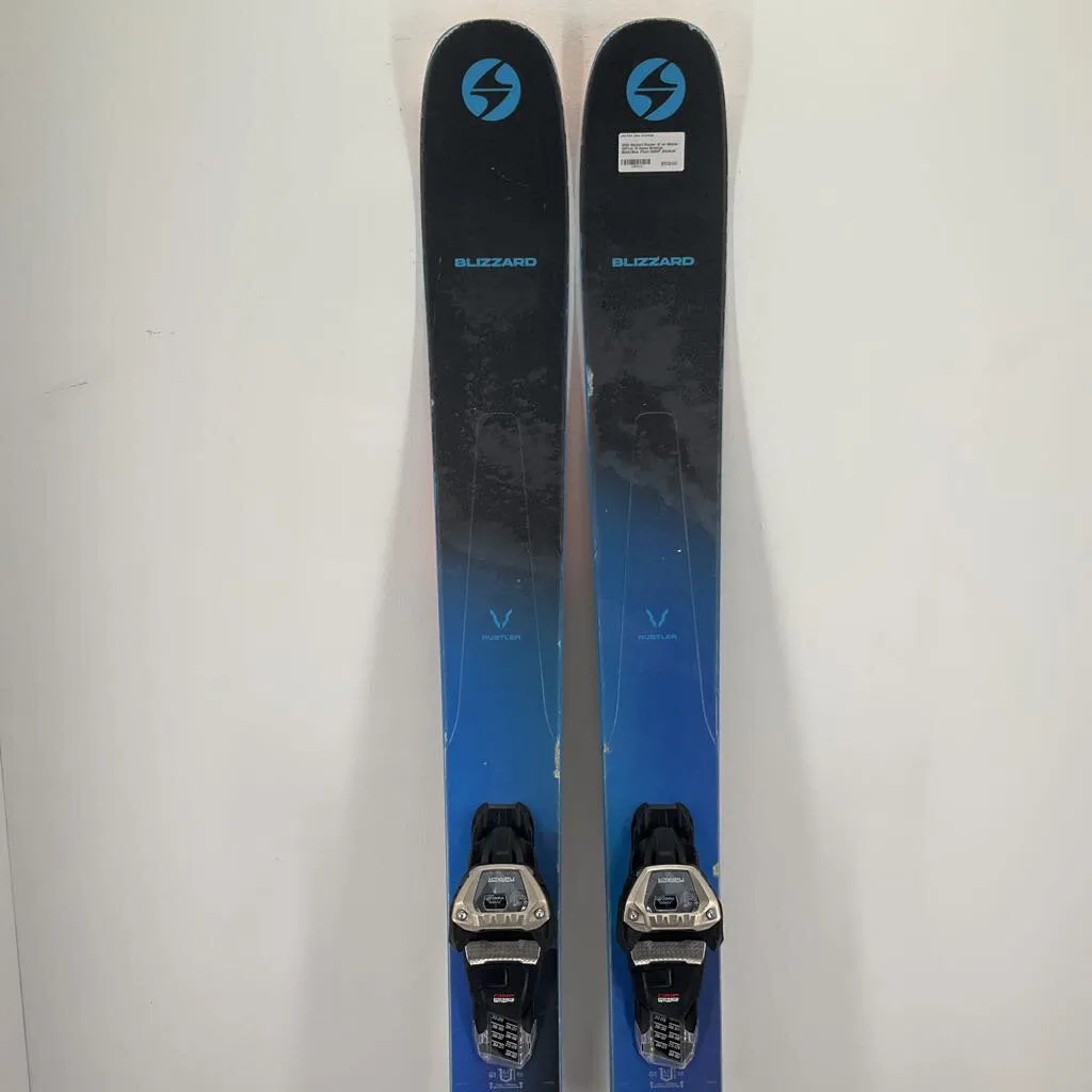 2023 Blizzard Rustler 10 w/ Marker Griffon 13 Demo Bindings