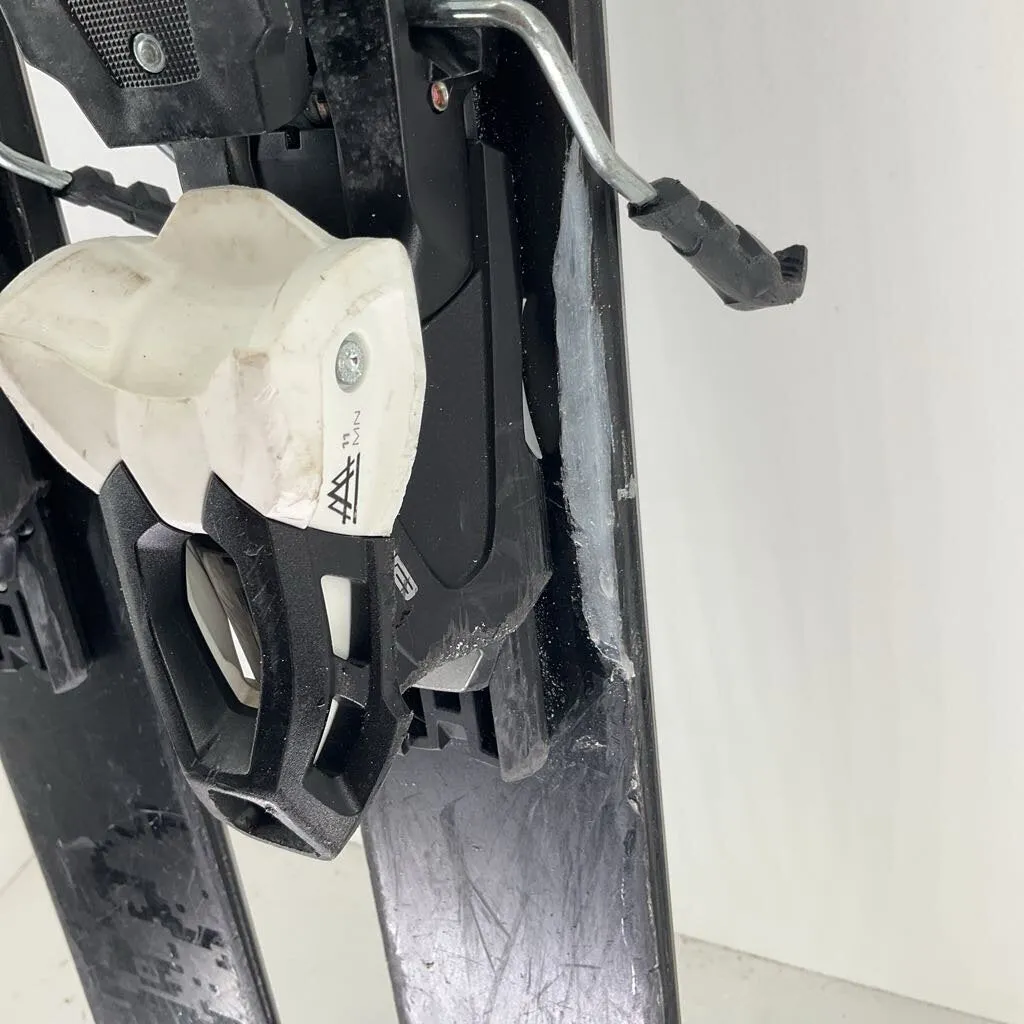 2023 Elan Ripstick 96 Black Edition w/ Tyrolia Attack 11 Demo Bindings *Epoxied Topsheet*