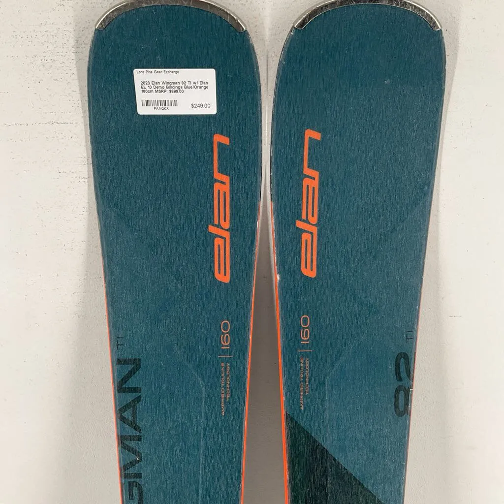 2023 Elan Wingman 82 Ti w/ Elan EL 10 Demo Bindings