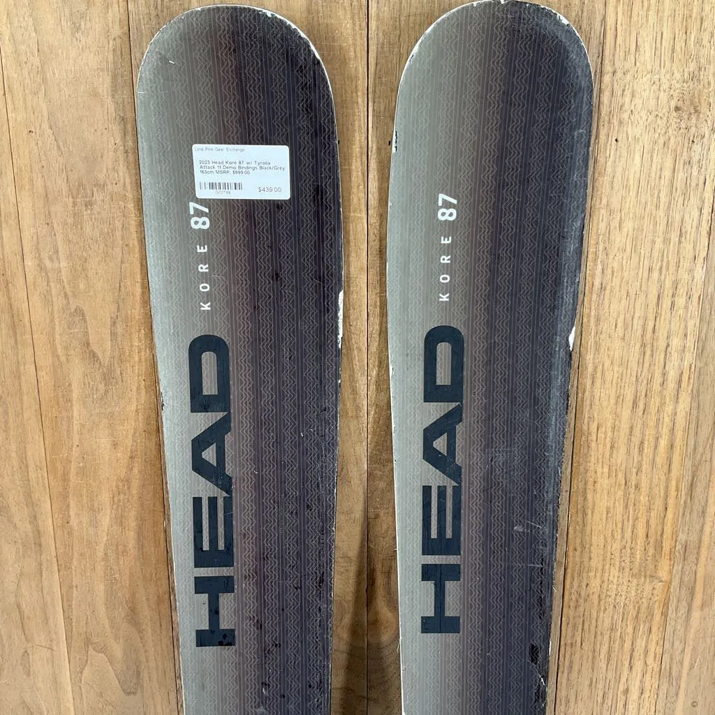 2023 Head Kore 87 w/ Tyrolia Attack 11 Demo Bindings