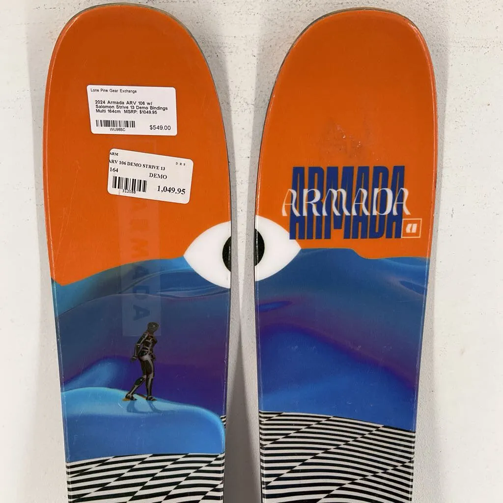2024 Armada ARV 106 w/ Salomon Strive 13 Demo Bindings