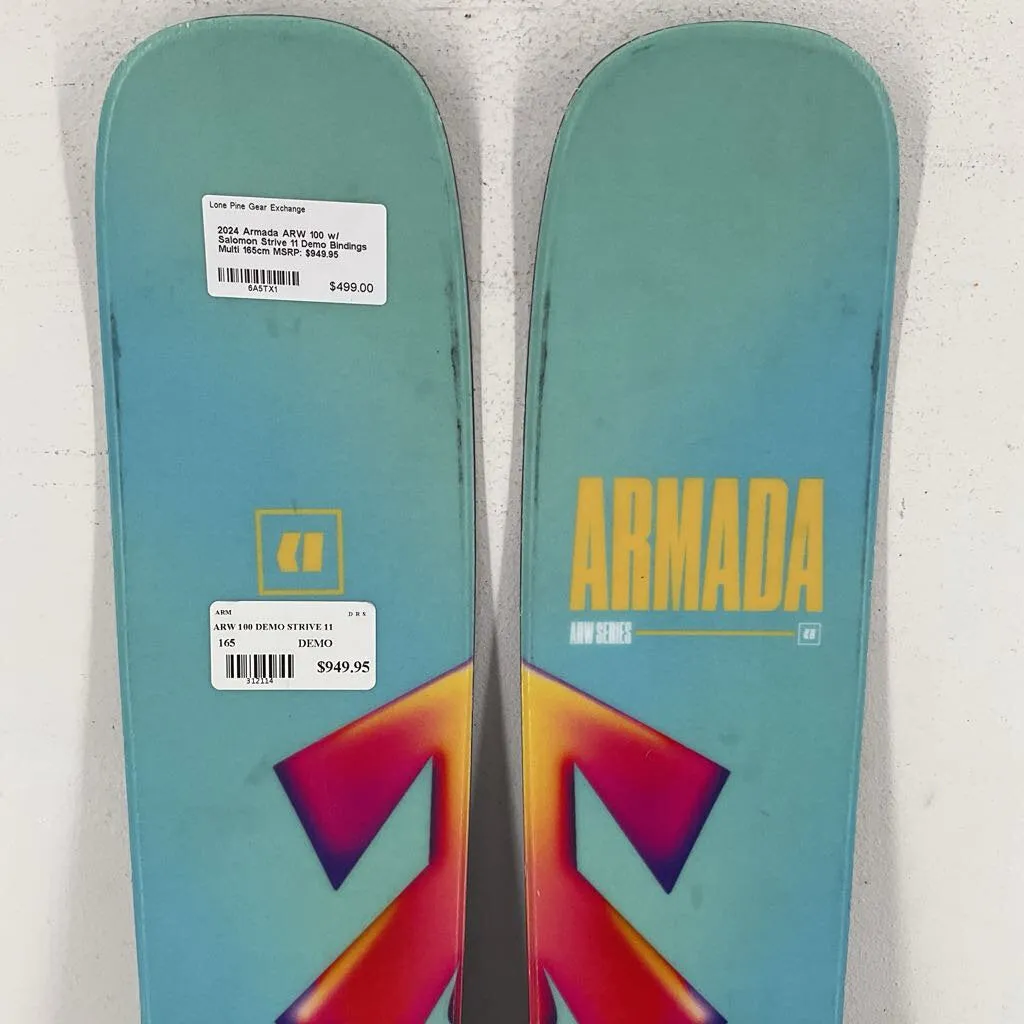 2024 Armada ARW 100 w/ Salomon Strive 11 Demo Bindings