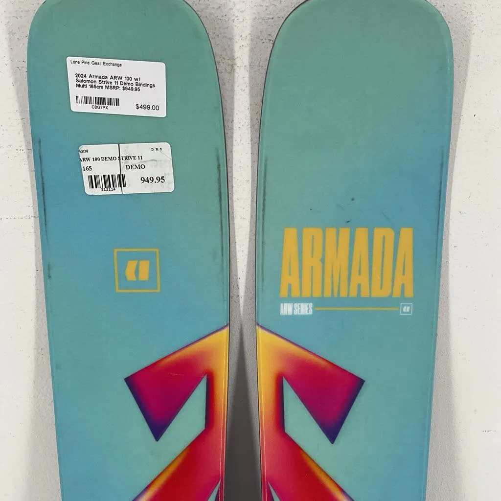 2024 Armada ARW 100 w/ Salomon Strive 11 Demo Bindings