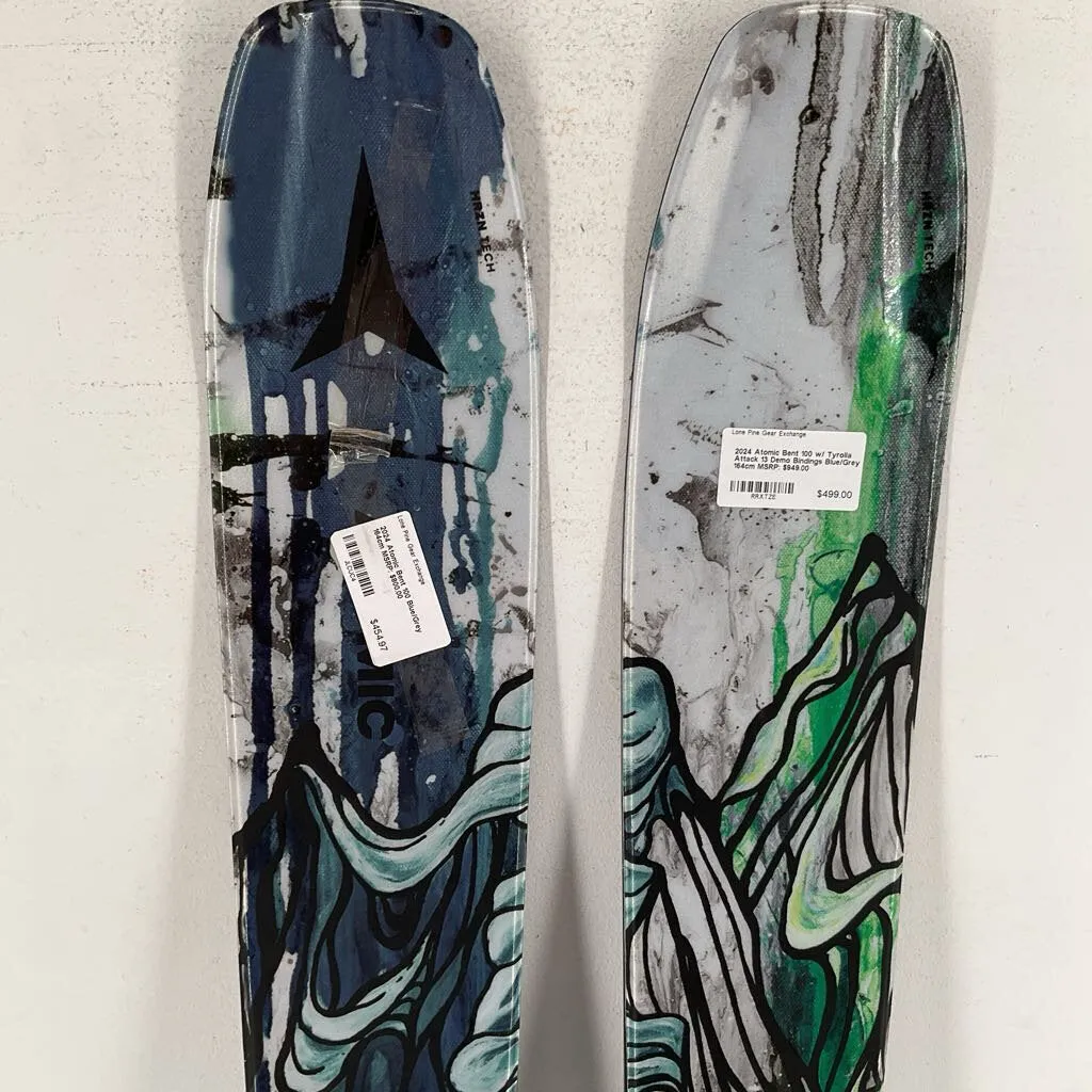 2024 Atomic Bent 100 w/ Tyrolia Attack 13 Demo Bindings