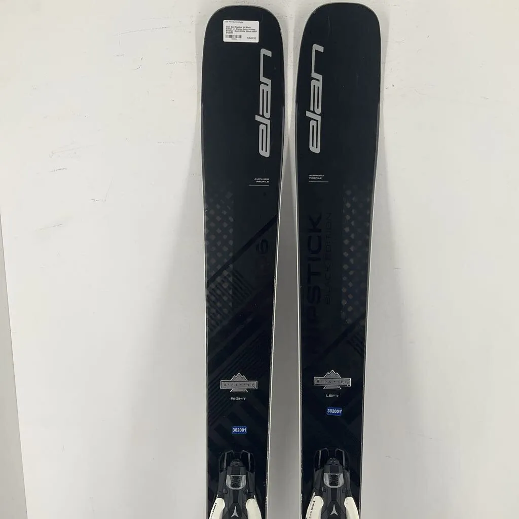 2024 Elan Ripstick 106 Black Edition w/ Atomic Strive 11 Demo Bindings