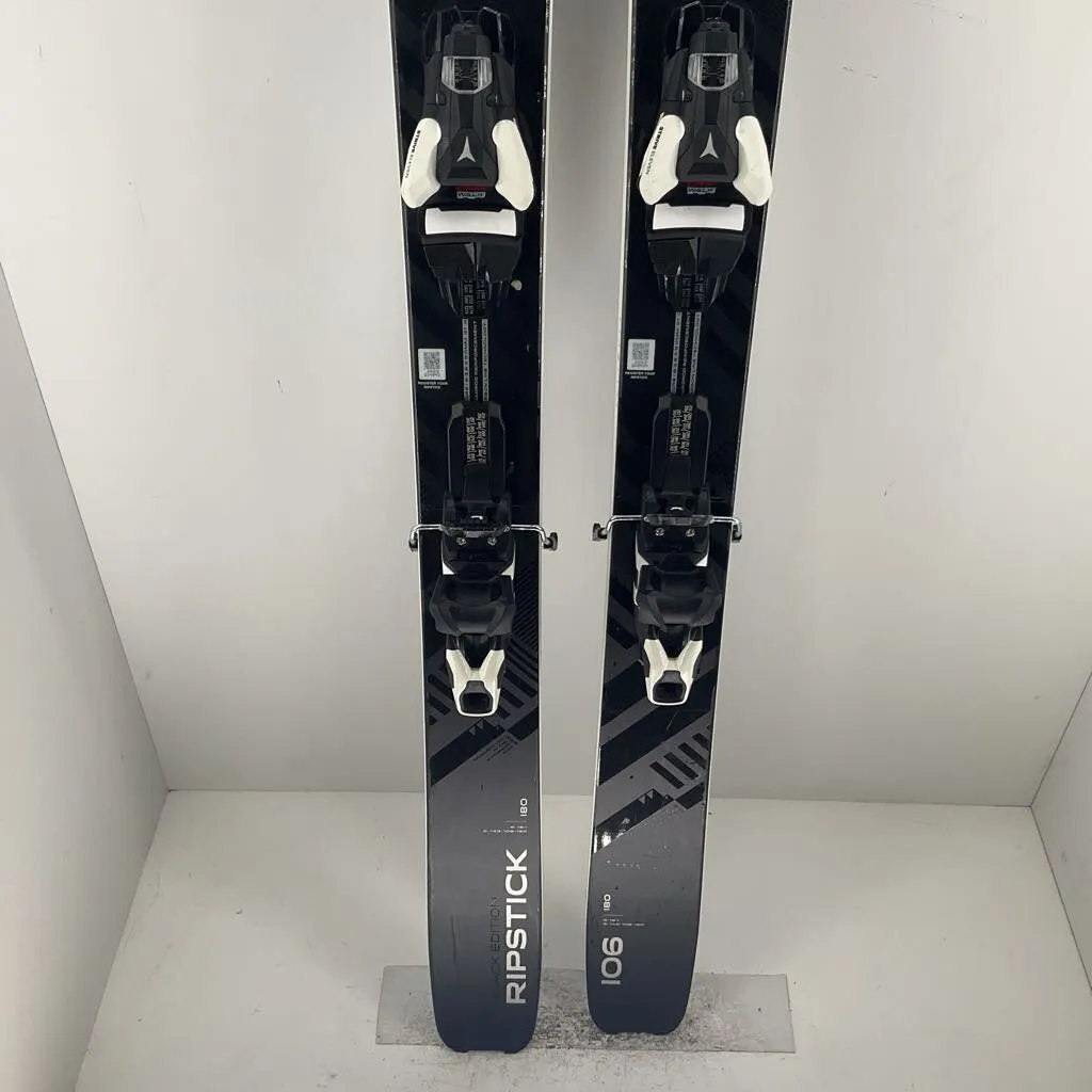 2024 Elan Ripstick 106 Black Edition w/ Atomic Strive 11 Demo Bindings
