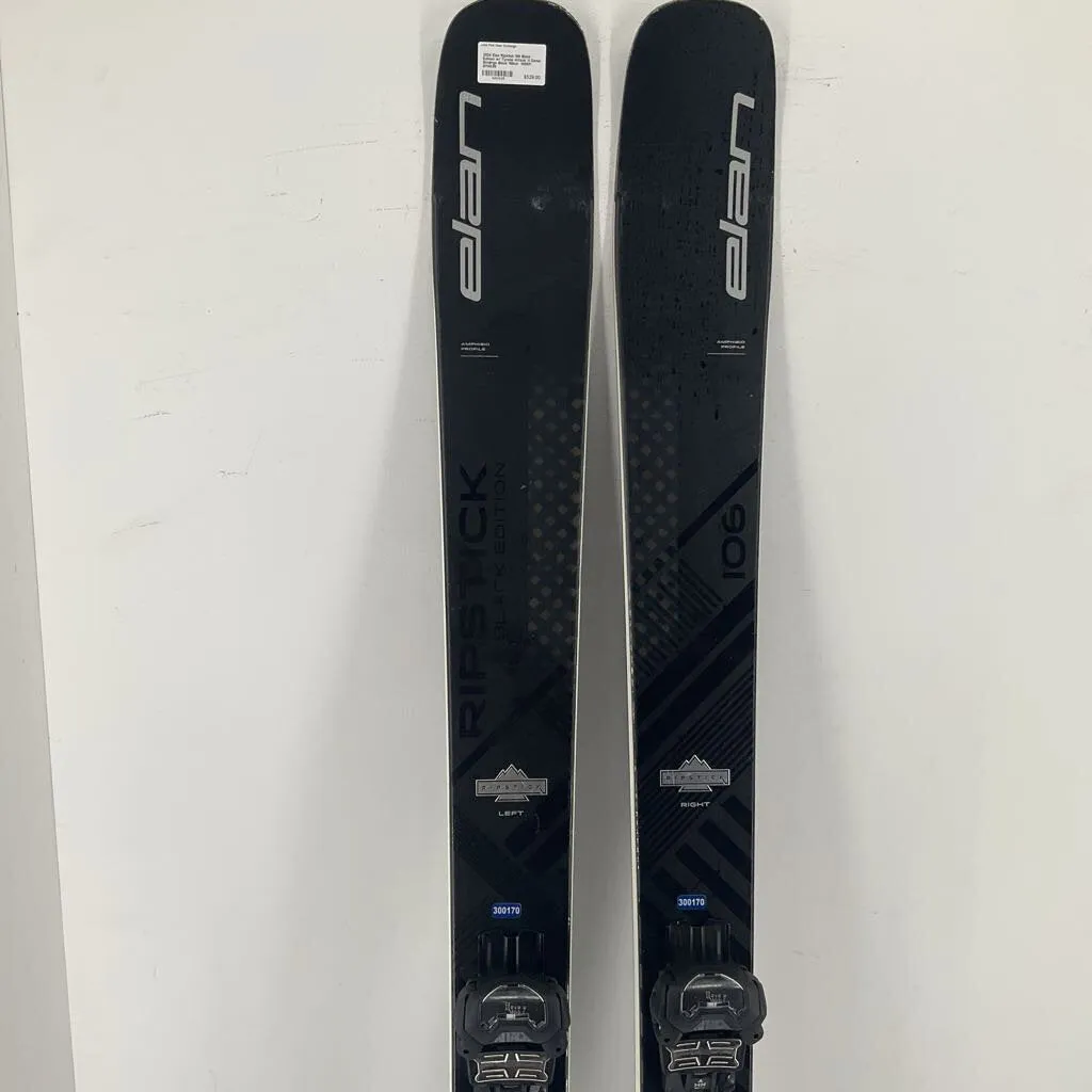 2024 Elan Ripstick 106 Black Edition w/ Tyrolia Attack 11 Demo Bindings