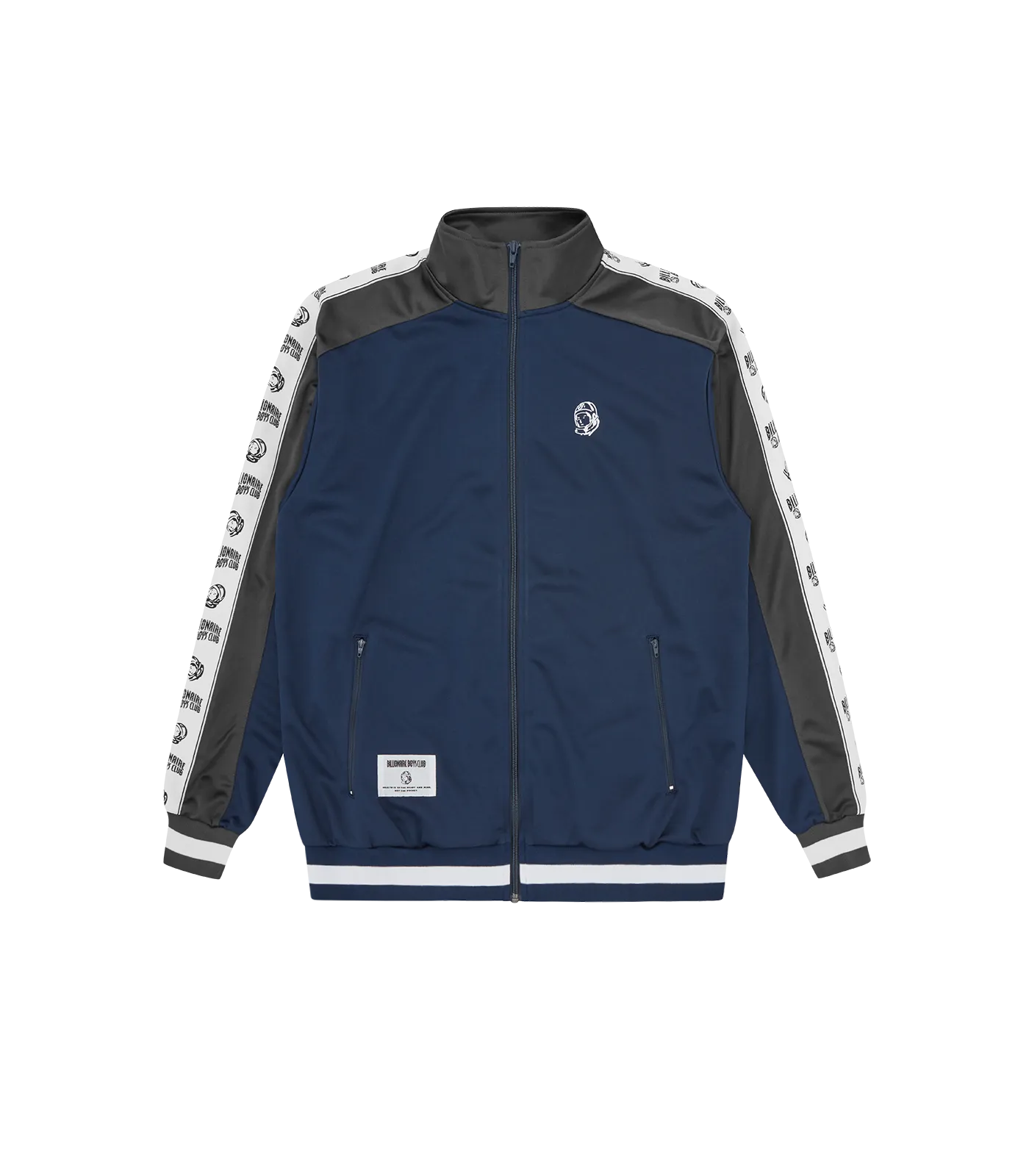 Grey/Navy 2Tone Stylish Track Jacket