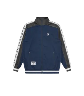 Grey/Navy 2Tone Stylish Track Jacket