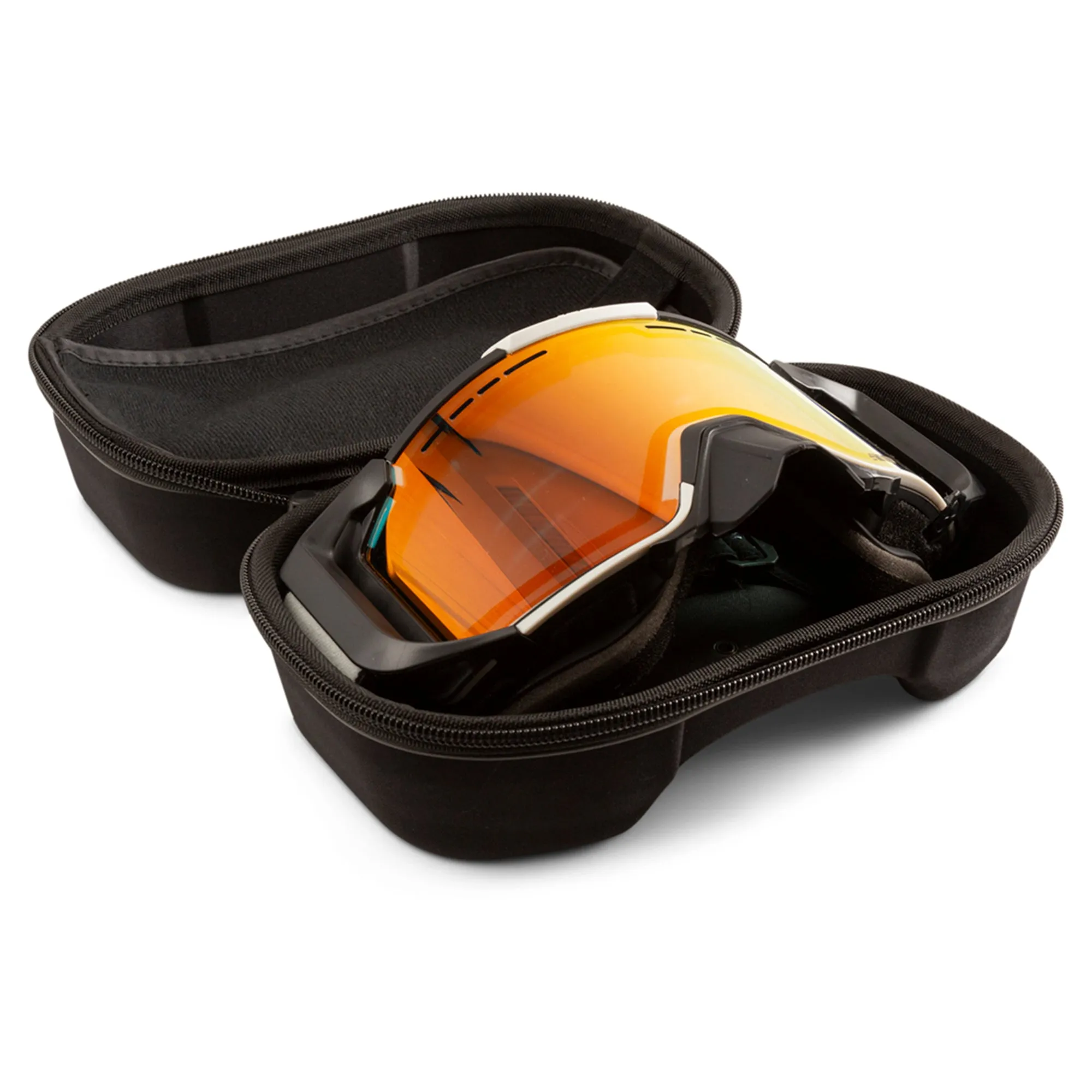 509  Goggle Hard Case 3 Lens Storage Pocket Durable Snowmobile Motorcross Gear