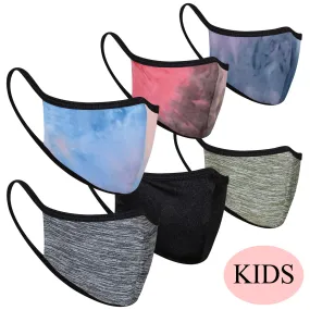 6-Pack Kids Tie Dye and Space Dye Packs