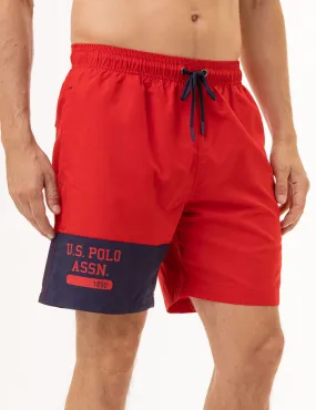 7 USPA COLORBLOCK SWIM TRUNKS