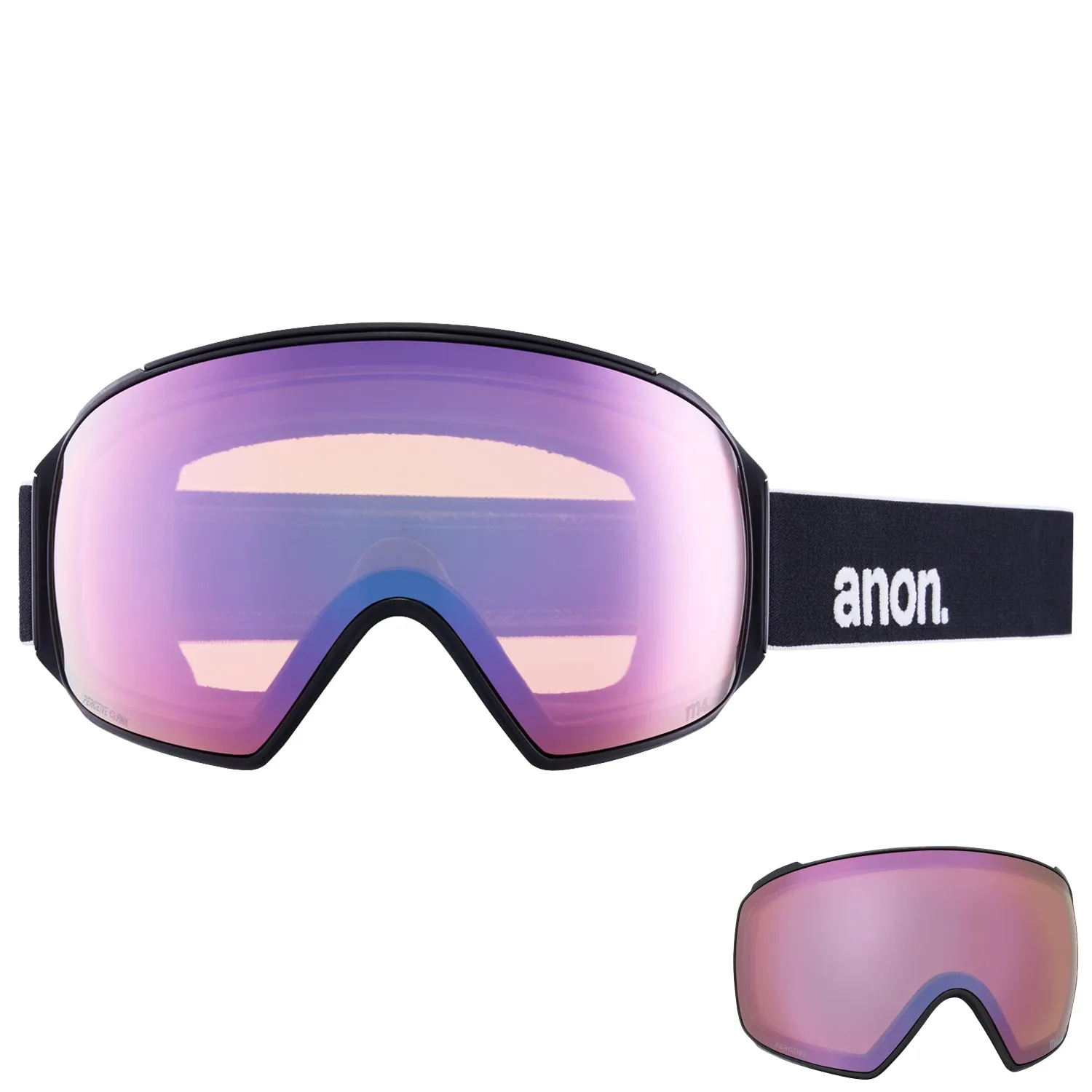 Anon M4 Toric MFI Low Bridge Fit Goggles Black/Perceive Variable Blue   Perceive Cloudy Pink