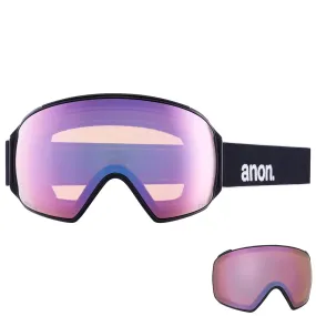 Anon M4 Toric MFI Low Bridge Fit Goggles Black/Perceive Variable Blue   Perceive Cloudy Pink