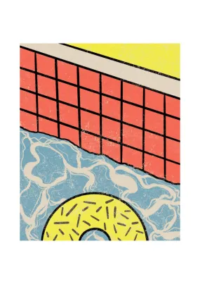 At the pool