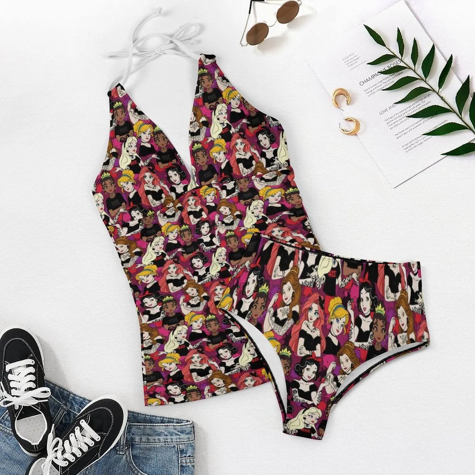 Bad Girls Women's Split Swimsuit