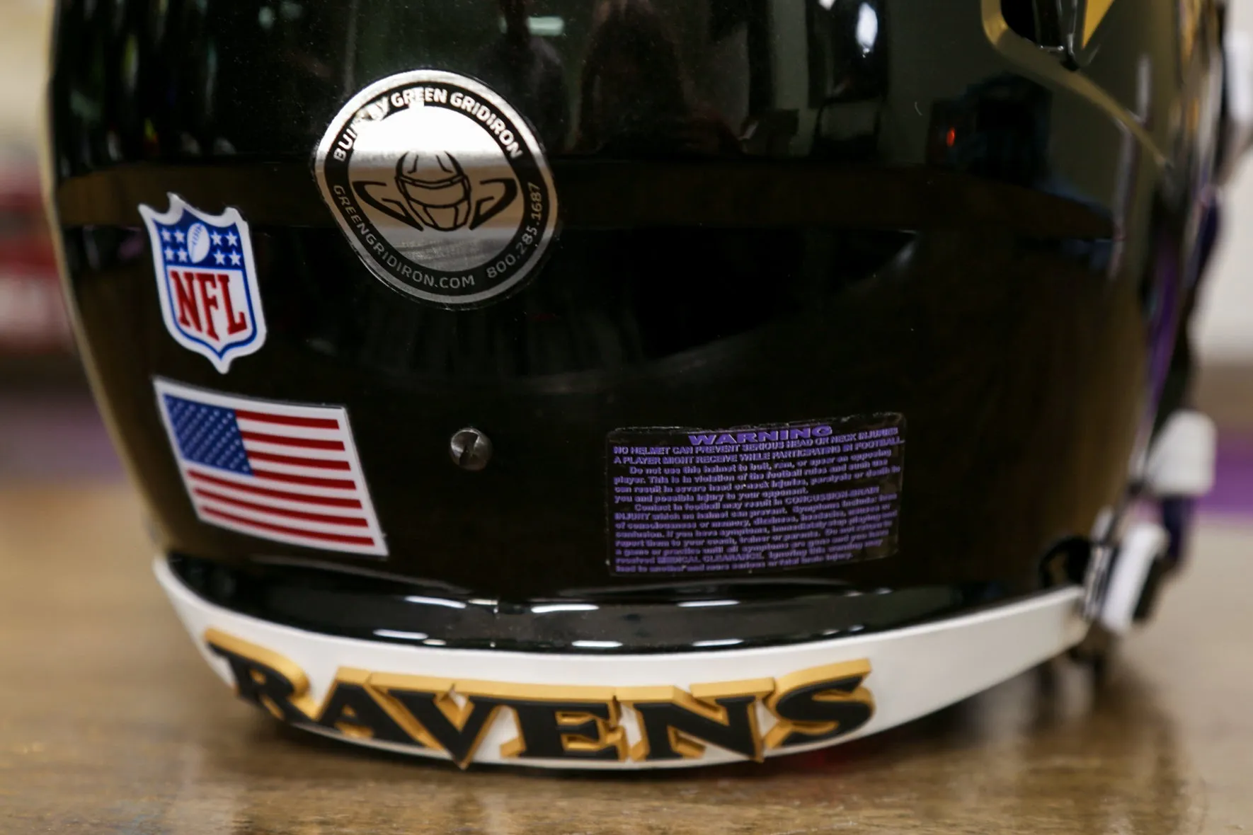 Baltimore Ravens Riddell Speed Replica Helmet - GG Edition 00298