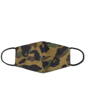 Bape Dark Green Camo Face Mask