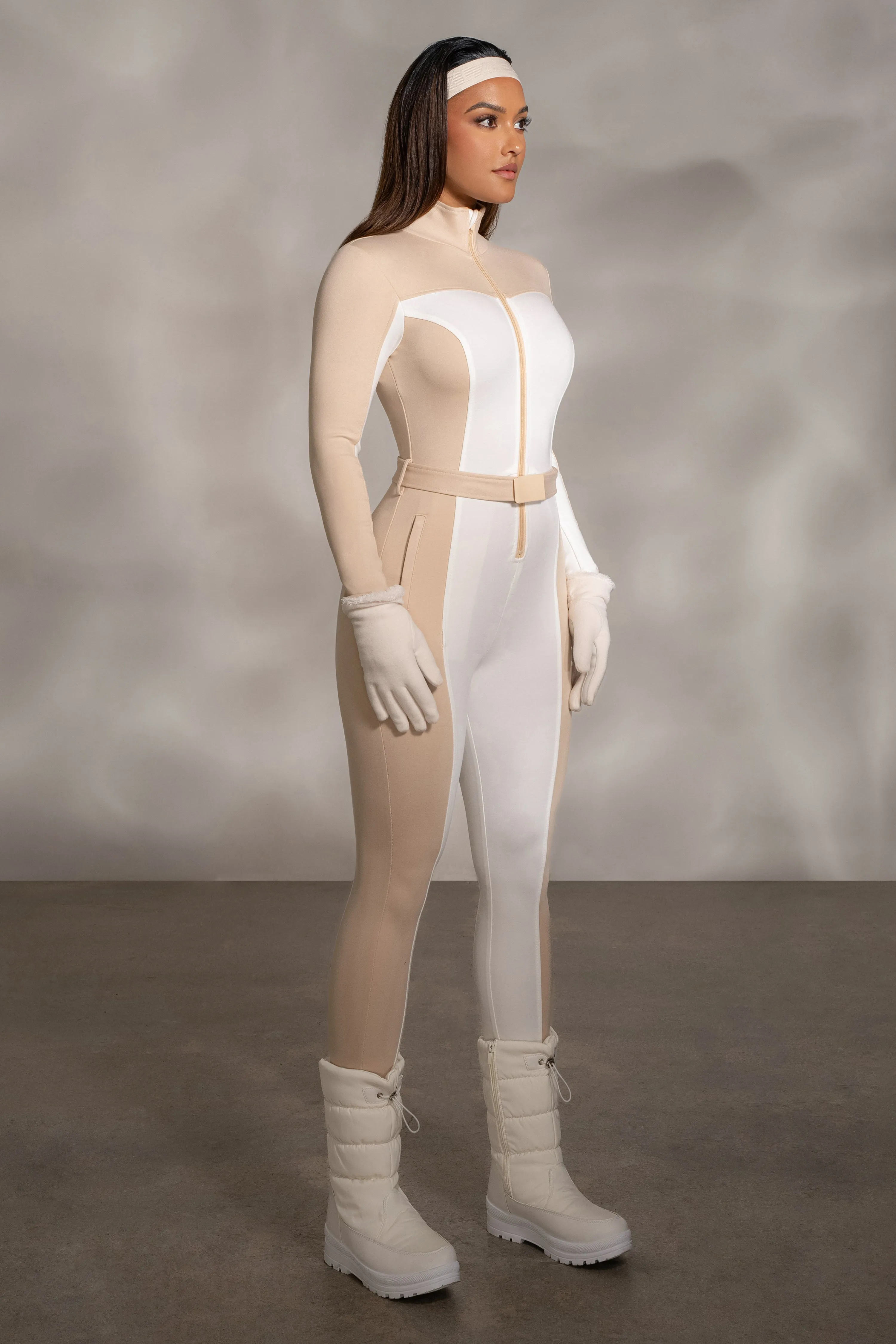 Beige Arctic Rush Ski Suit