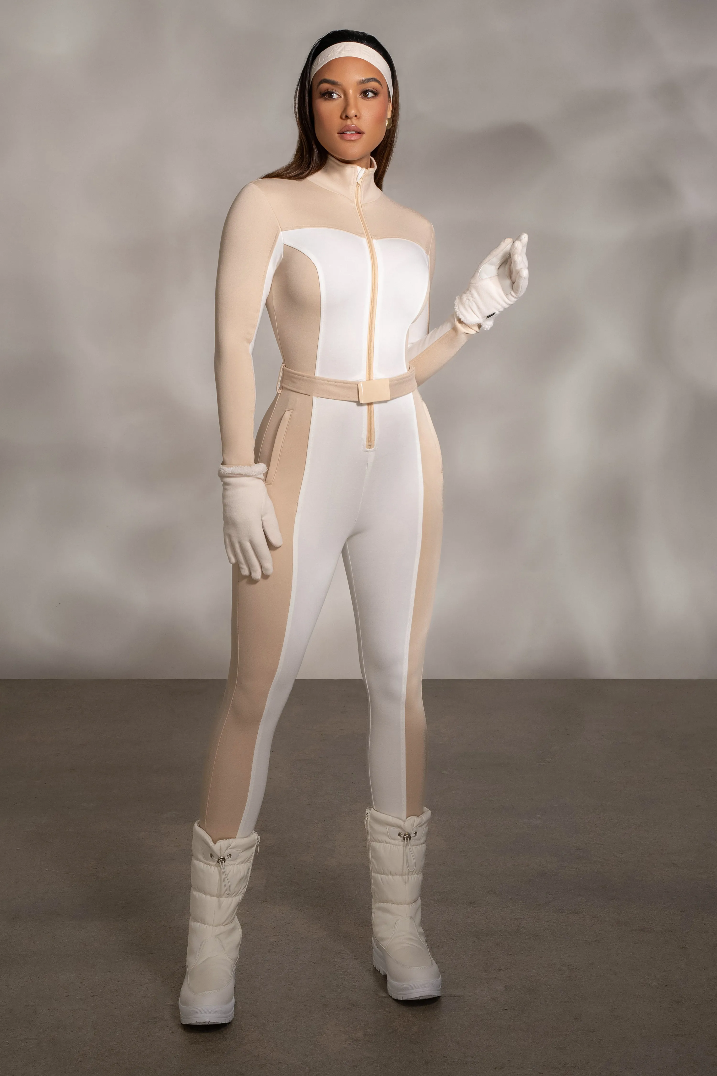 Beige Arctic Rush Ski Suit