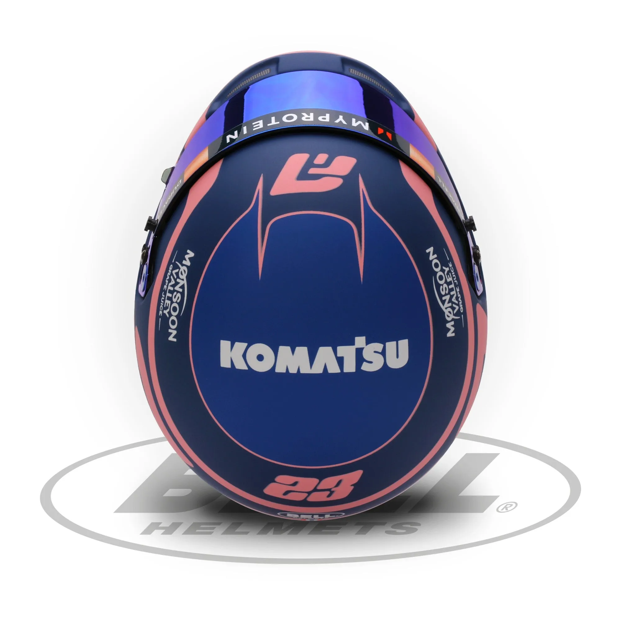 Bell 1:2 Scale F1 Mini Helmet Alex Albon 2024 Williams