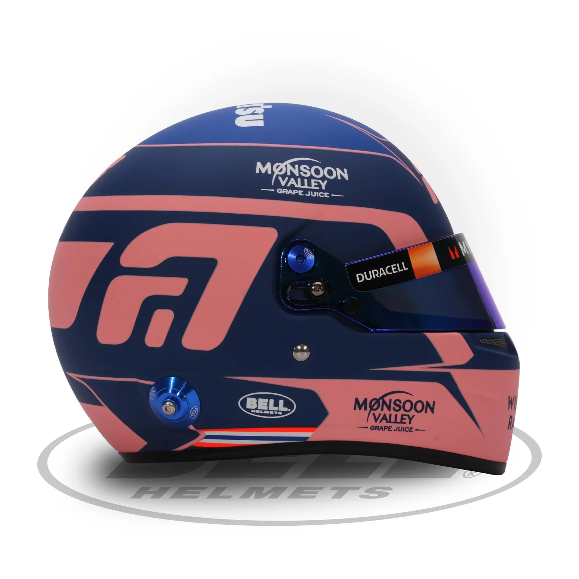 Bell 1:2 Scale F1 Mini Helmet Alex Albon 2024 Williams