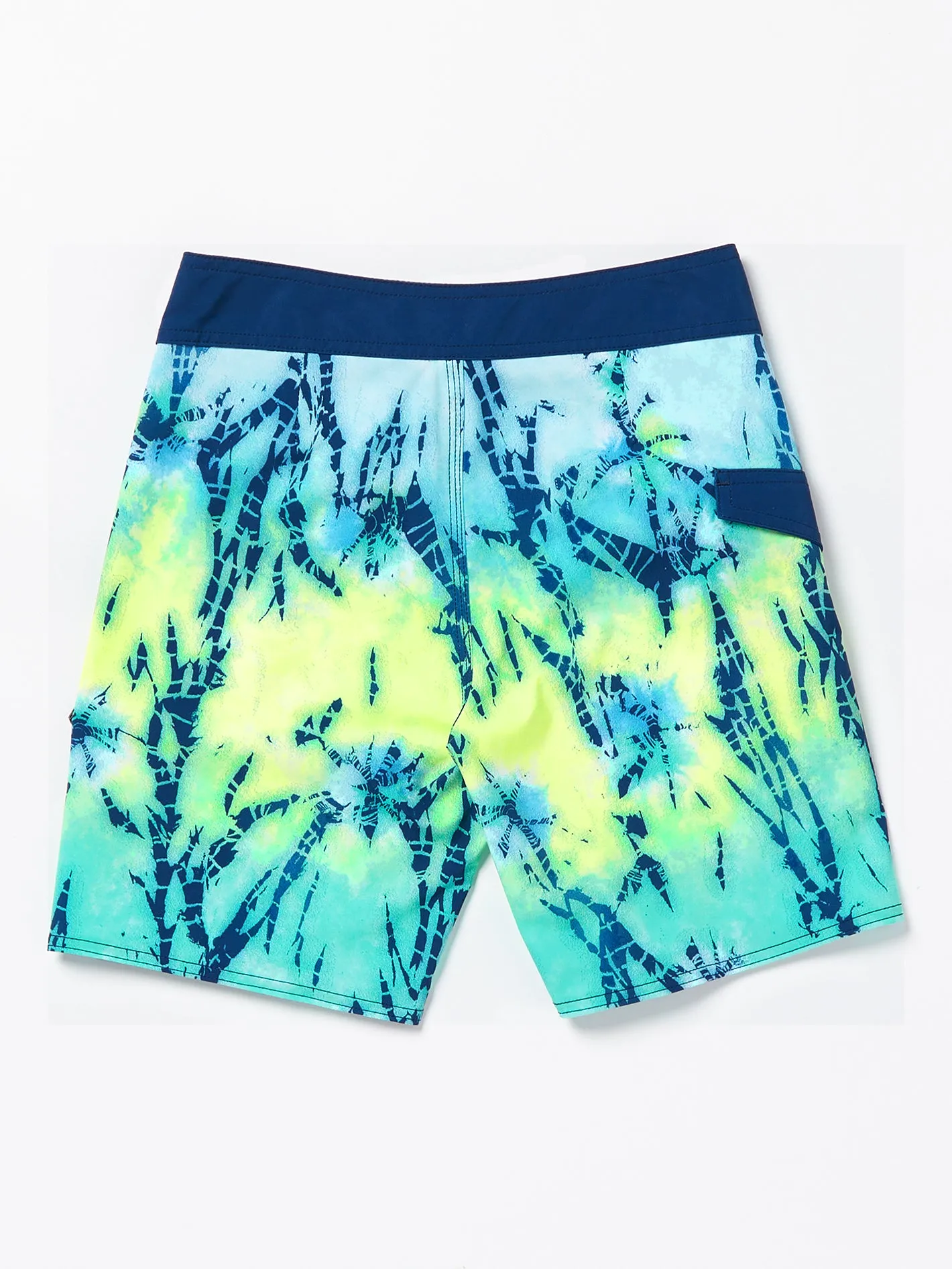 Big Boys Mod Batik Trunks - Misty Blue