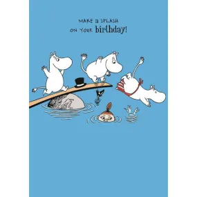 Birthday Card Make A Splash Blue