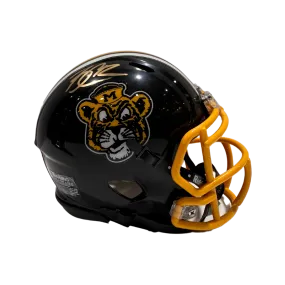 Brady Cook Missouri Tigers Autographed Sailor Tiger Mini Speed Helmet - JSA COA