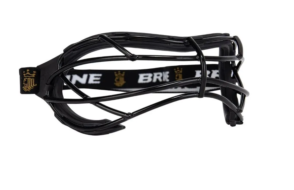 Brine Dynasty II TI Black Goggles New Lacrosse Accessories