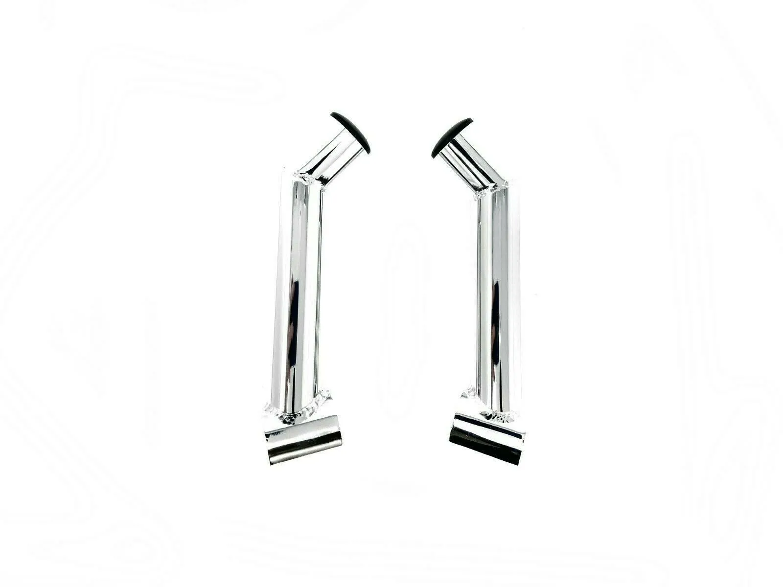 Chrome Alloy Ski Type Bar Ends - 145mm - For 22.2mm Handlebars