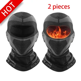 classic 2 pcs Mens Extreme Cold Weather Full Face Mask - Winter Ski Mask Balaclava - Snow Head Gear for Construction, Working, Motorcycle, Snowmobile, Snowboard & Skiing. Fits Under Helmets