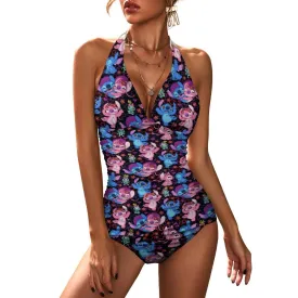 Disney Lilo And Stitch Angel Besties Women's Split Swimsuit