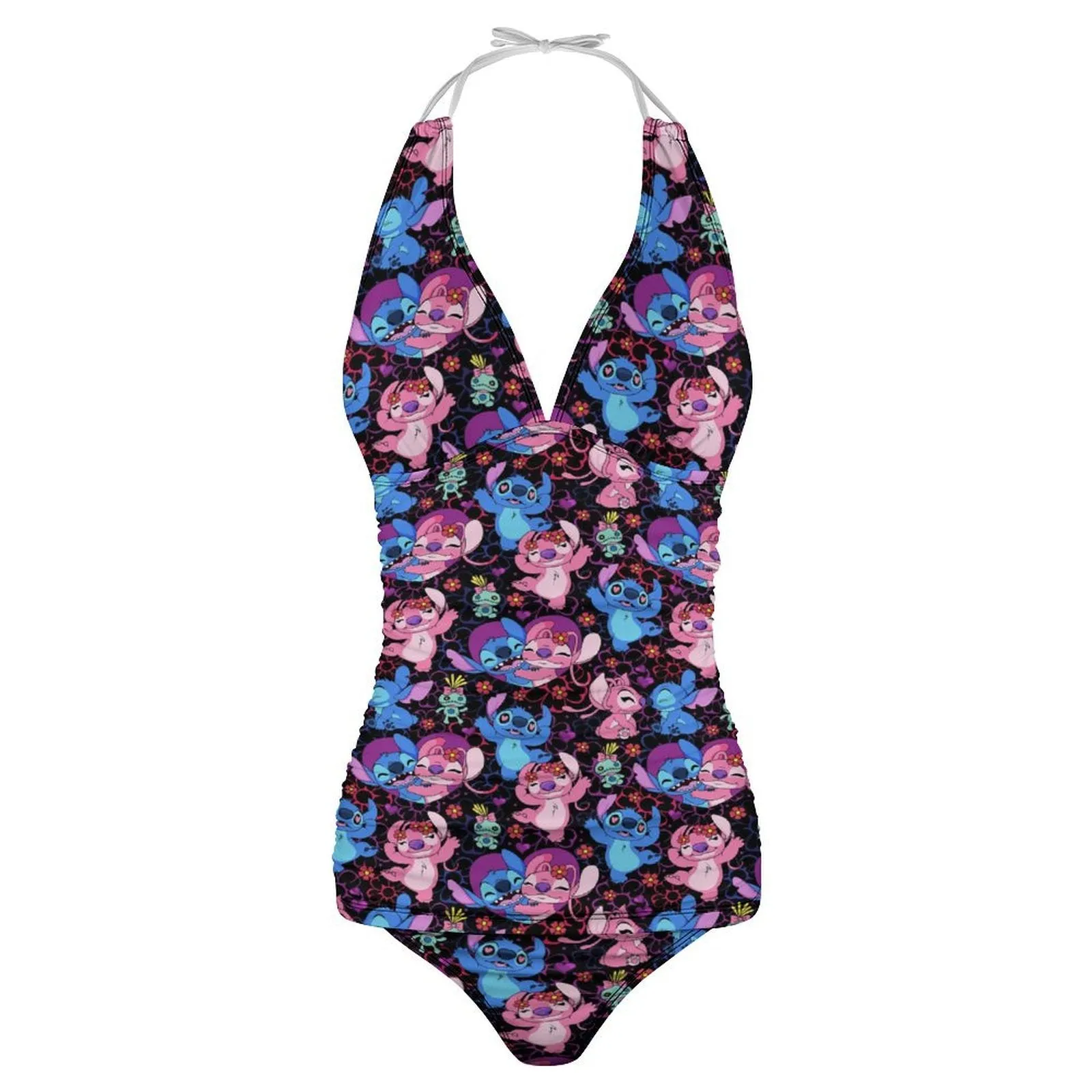 Disney Lilo And Stitch Angel Besties Women's Split Swimsuit