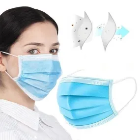 Disposable Face Mask (Pack of 50) One Size